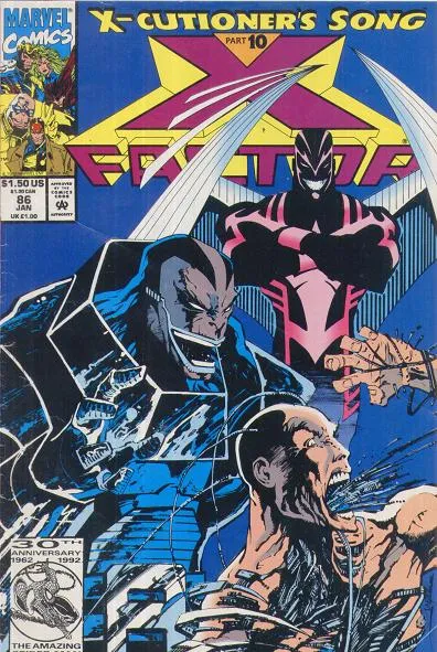 X-Factor #86 cover from X-Cutioner's Song with Apocalypse looming