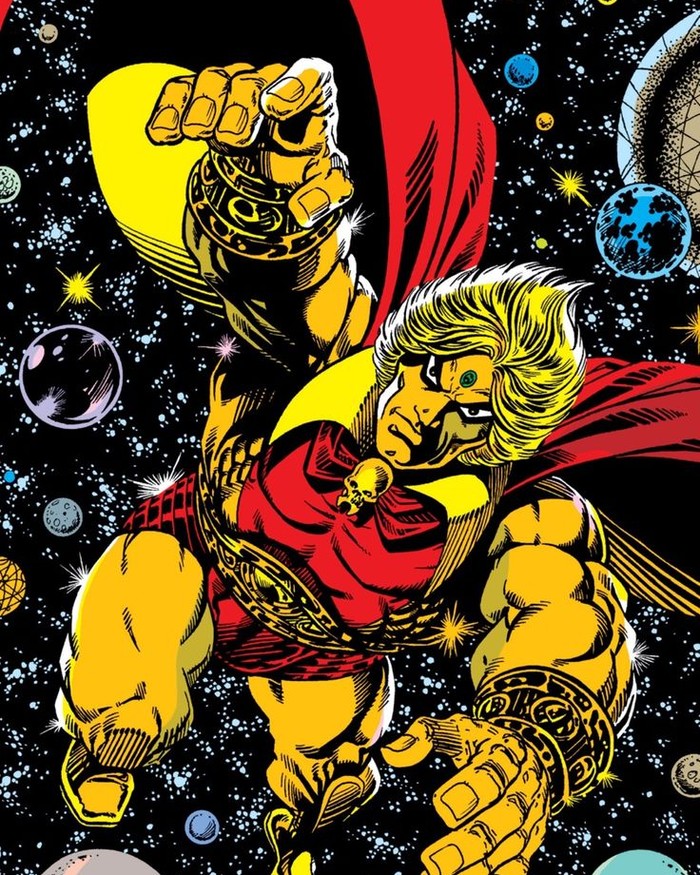 Adam Warlock comic art