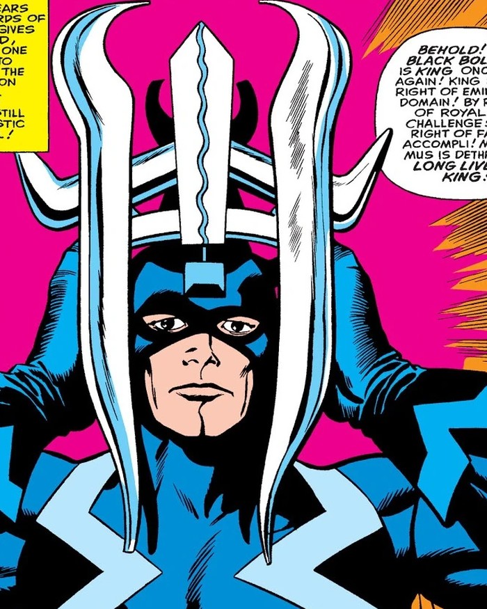 Black Bolt comic art