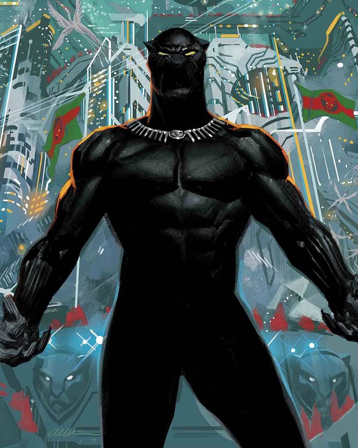 Black Panther comic art