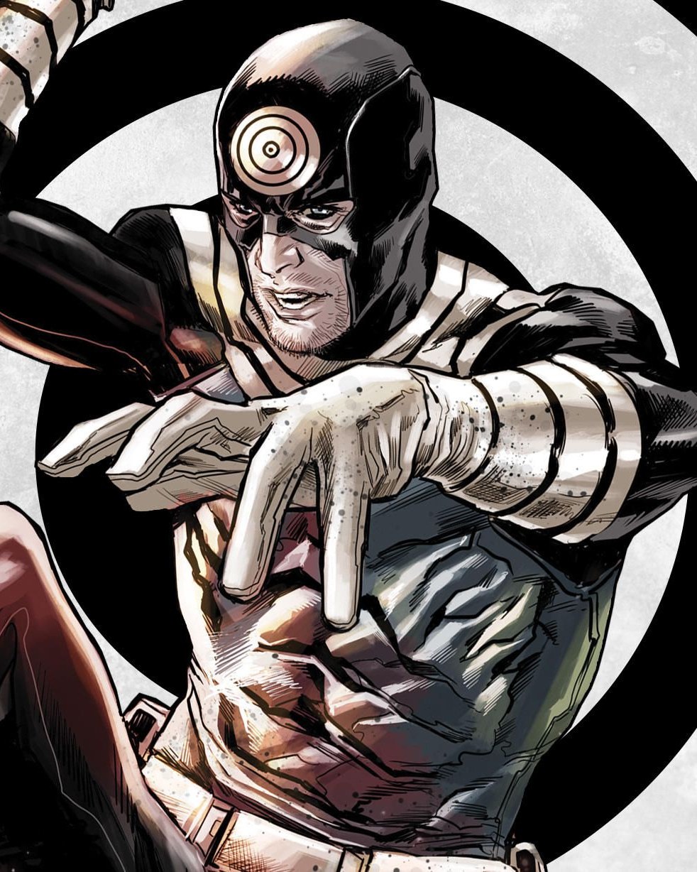 Bullseye comic art