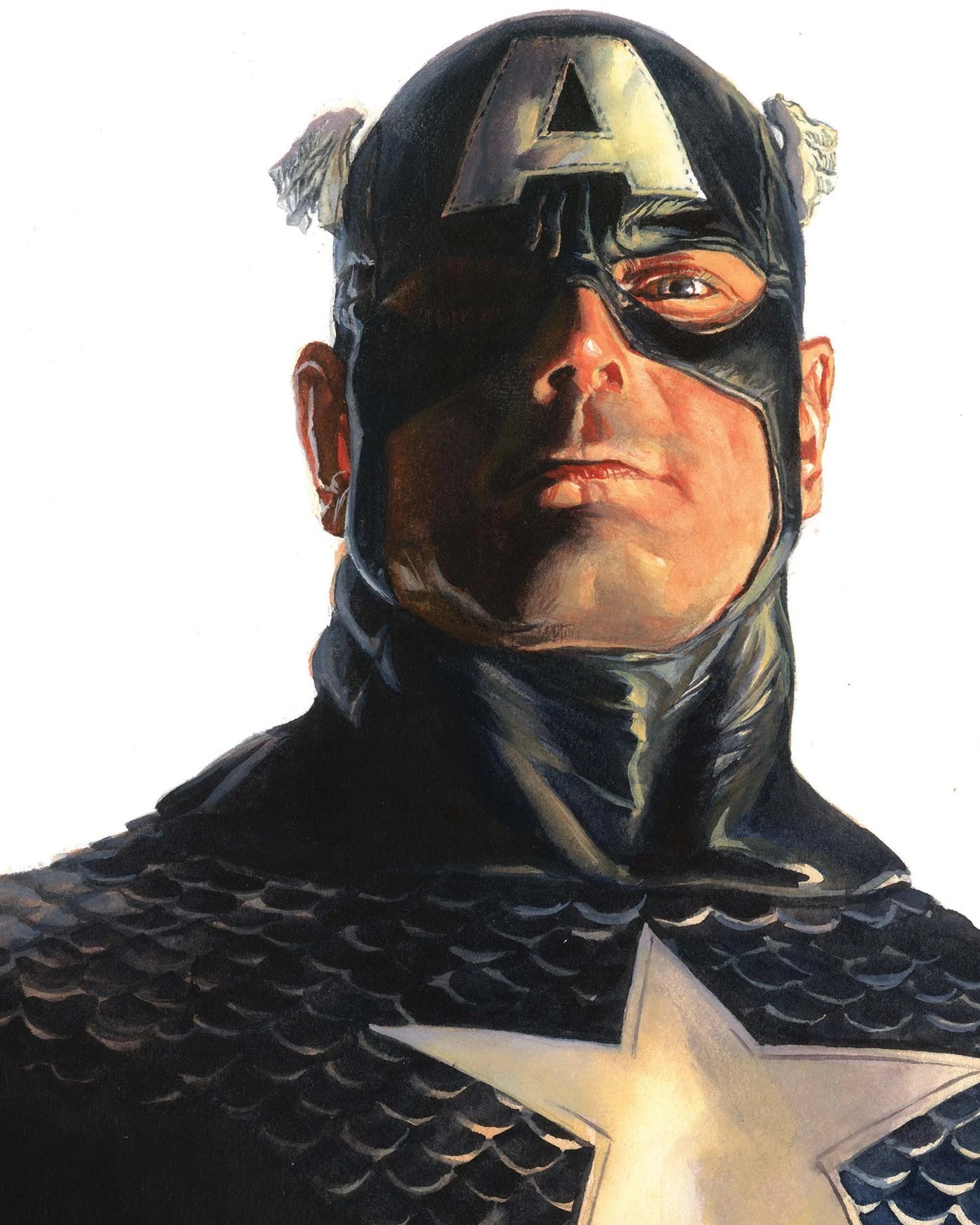 Captain America comic art