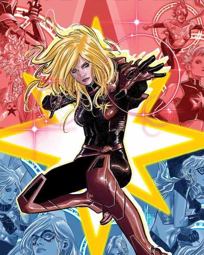 Captain Marvel comic art