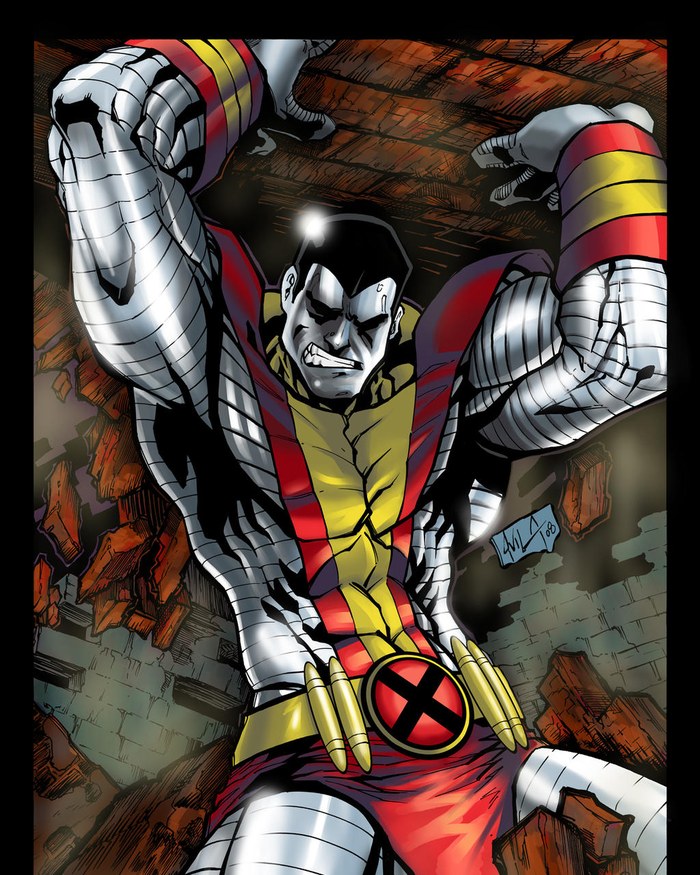 Colossus comic art