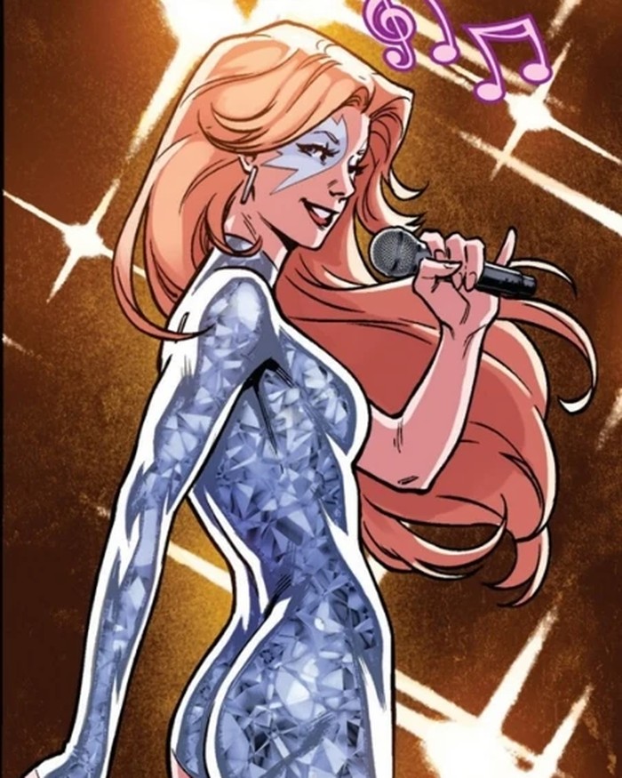 Dazzler comic art