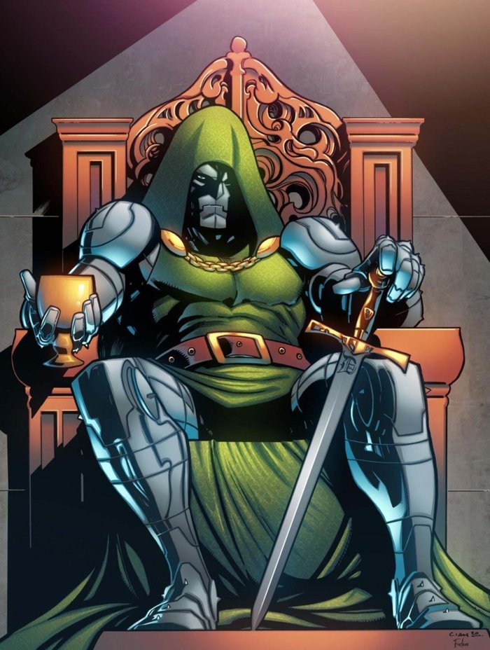 Doctor Doom comic art