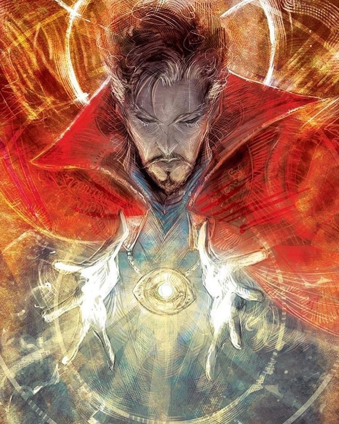 Doctor Strange comic art