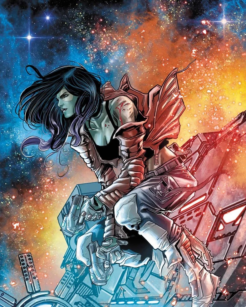 Gamora comic art