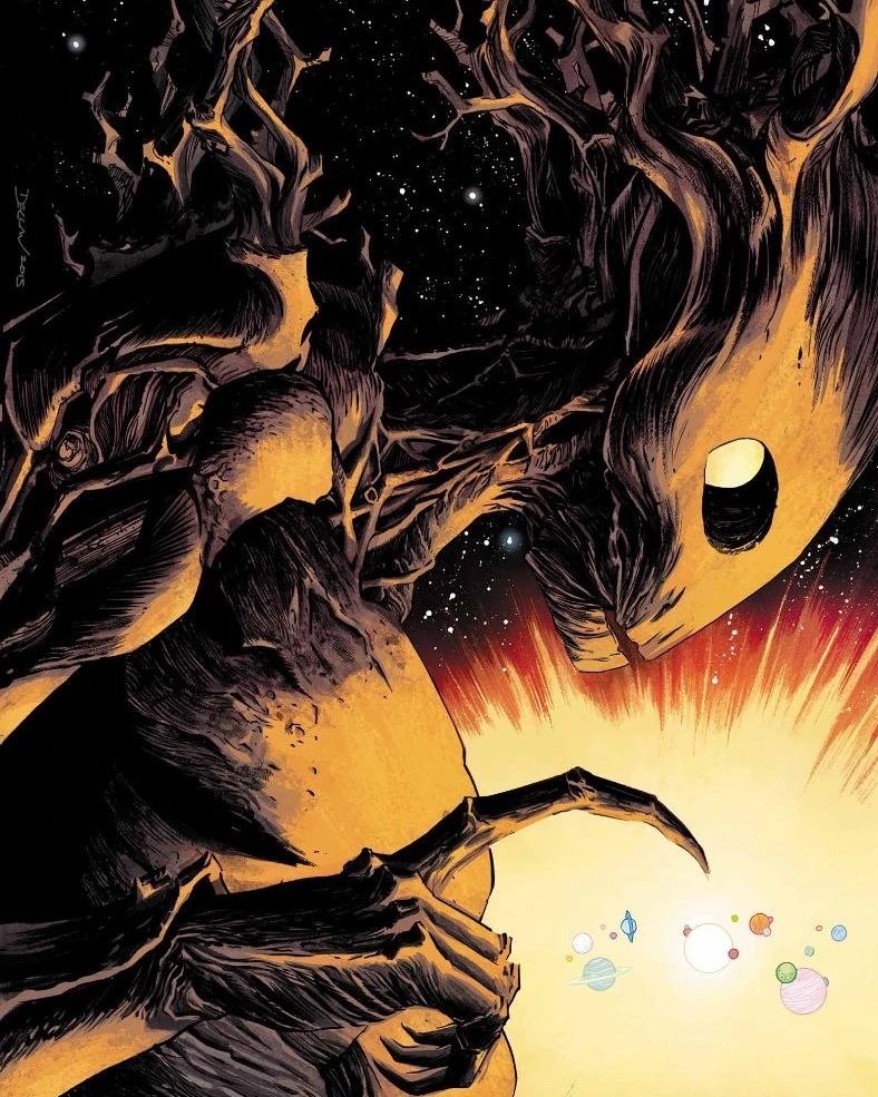 Groot comic art