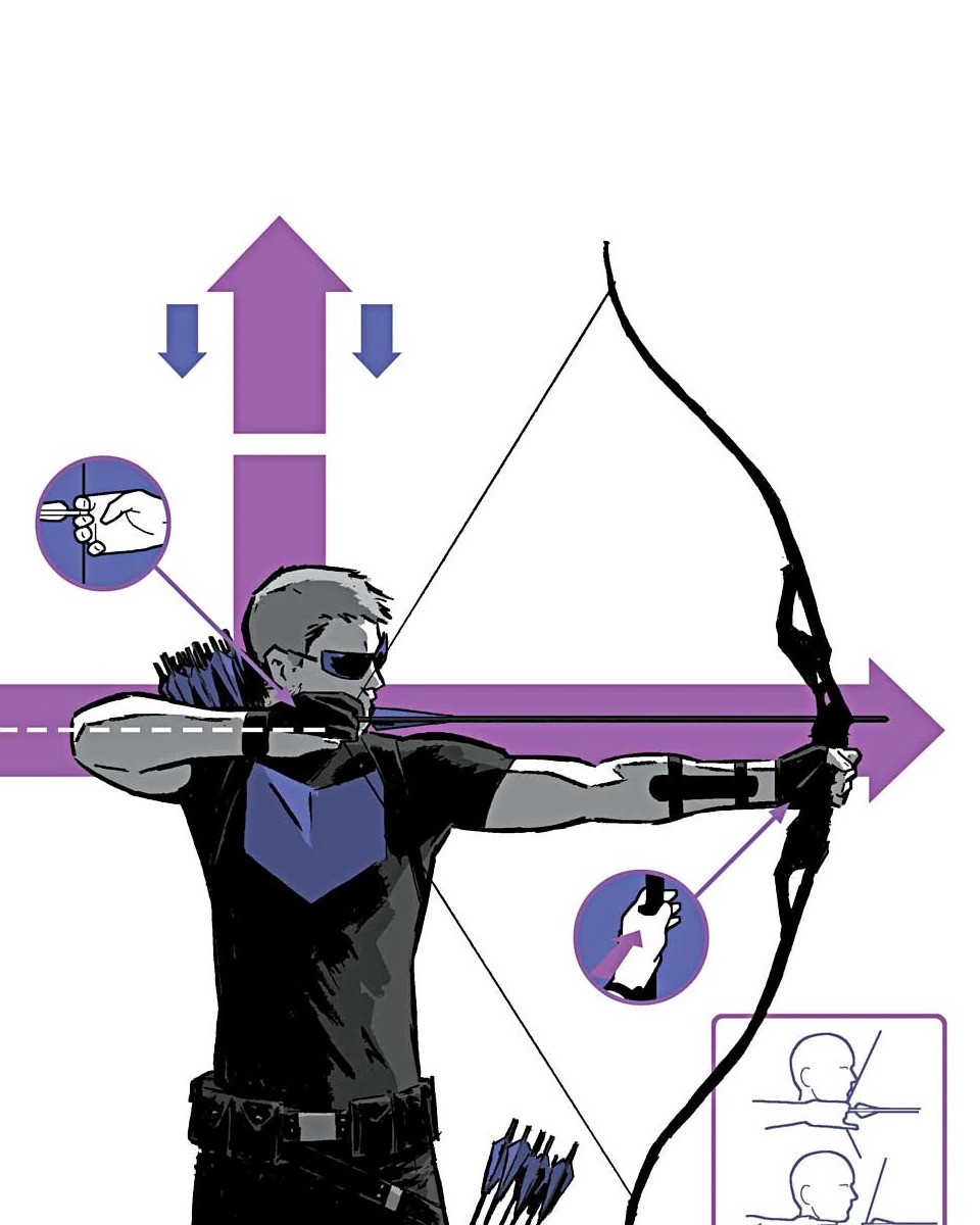 Hawkeye comic art