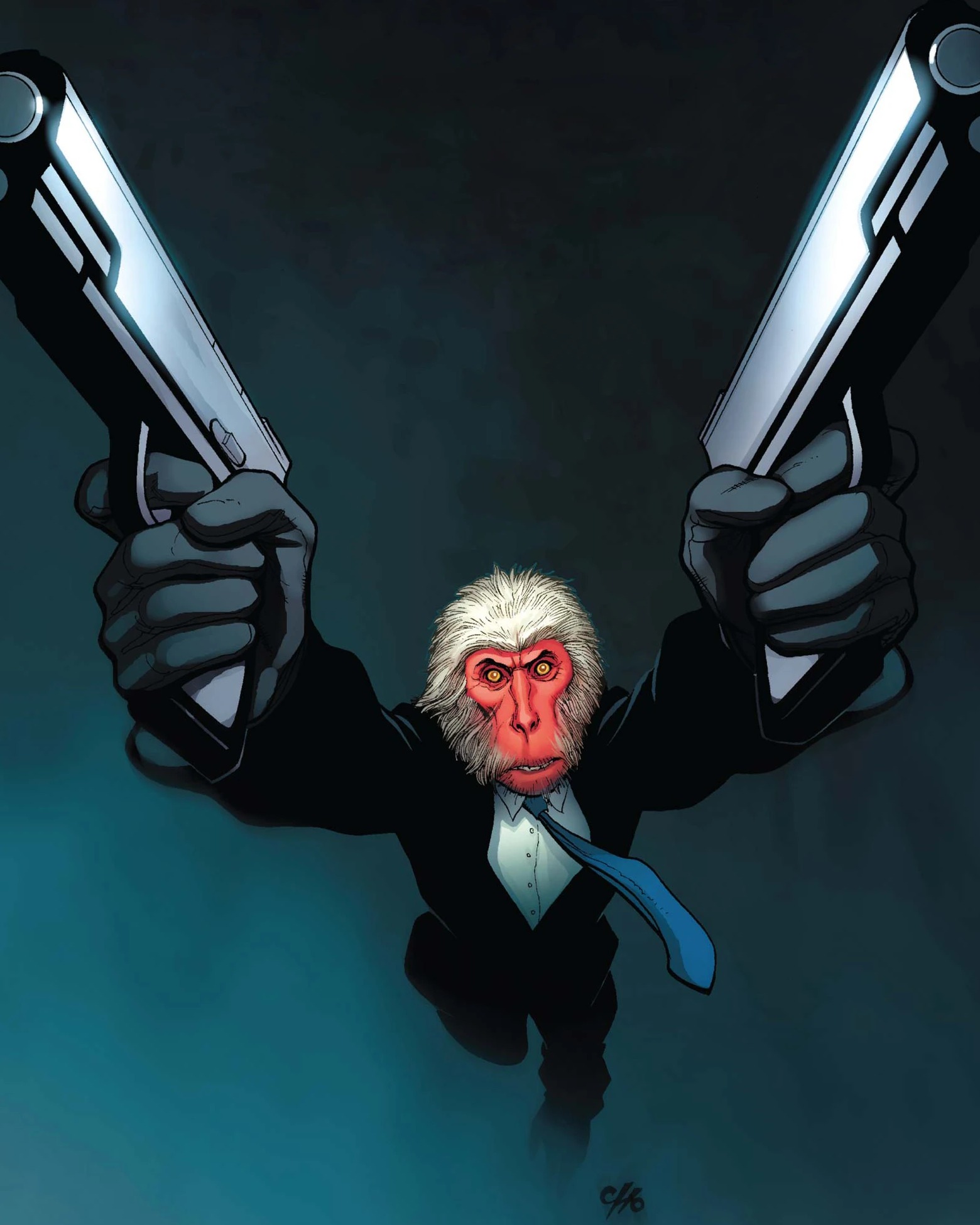 Hit Monkey comic art