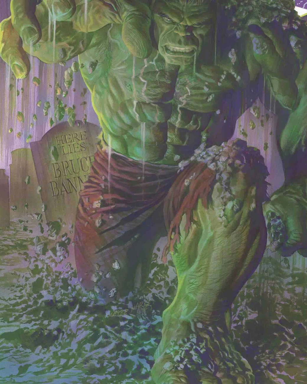 Hulk comic art
