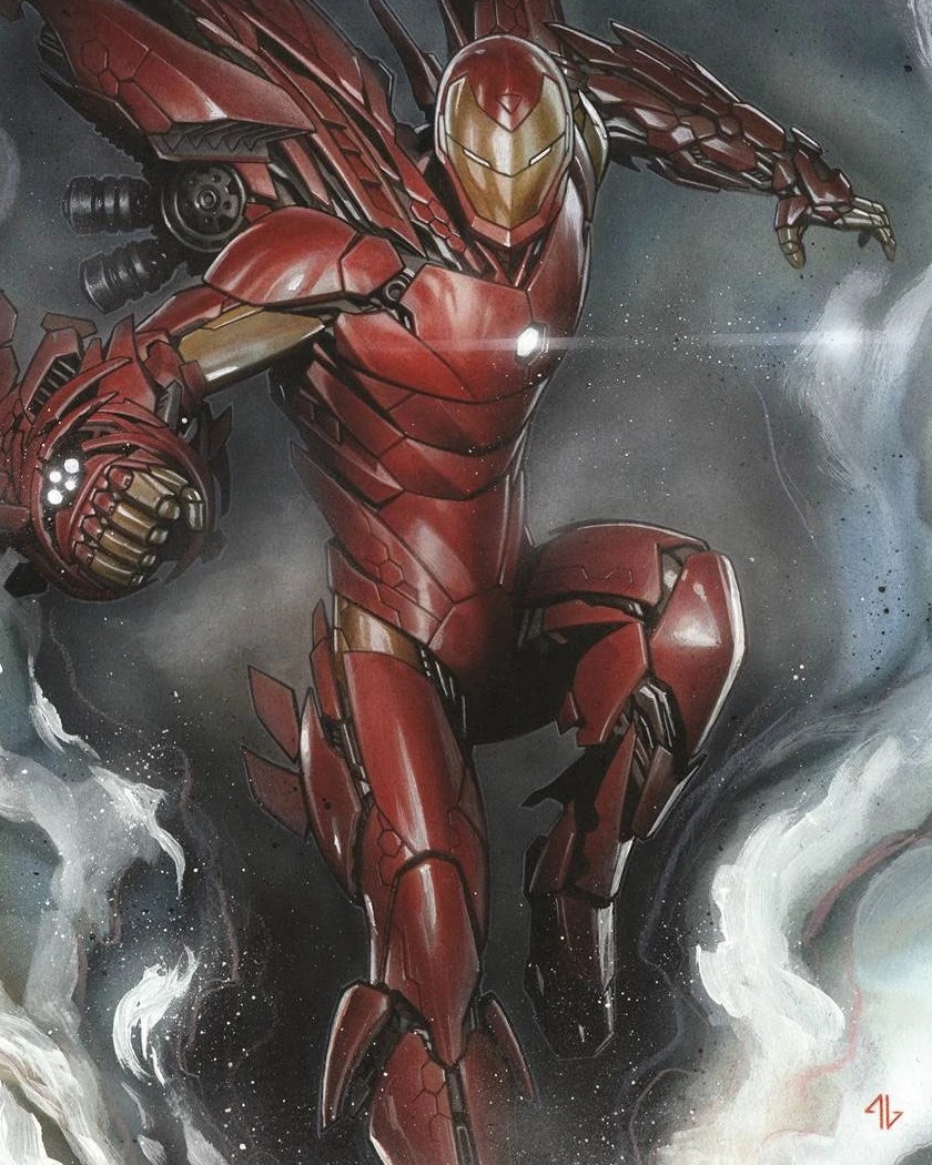 Iron Man comic art