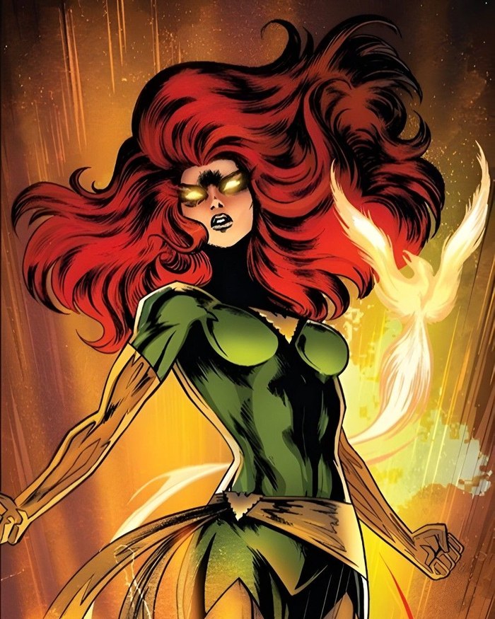 Jean Grey comic art