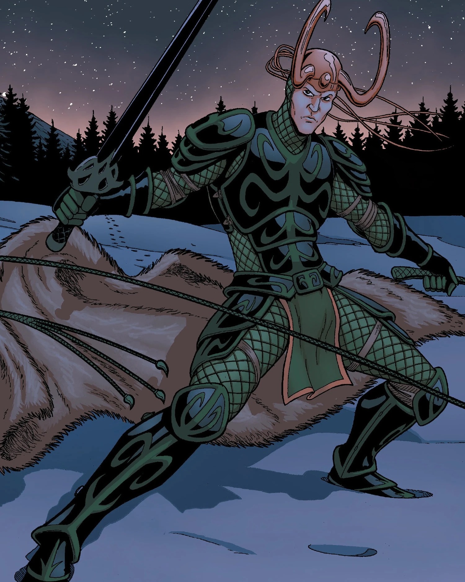 Loki comic art