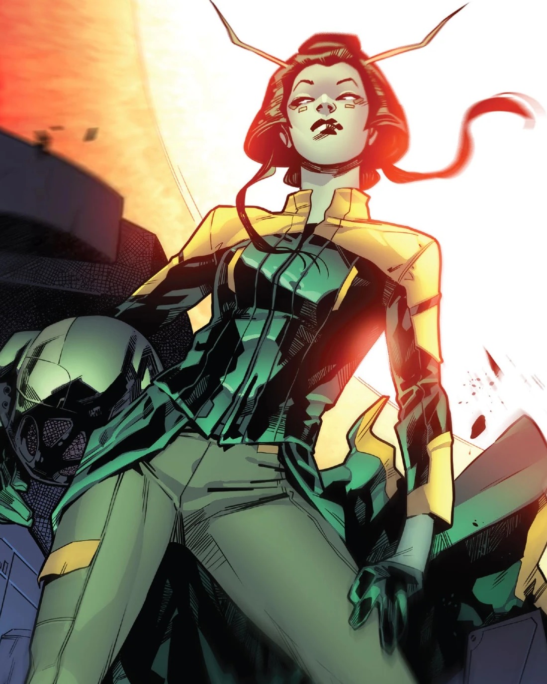 Mantis comic art