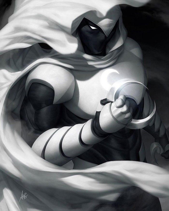 Moon Knight comic art