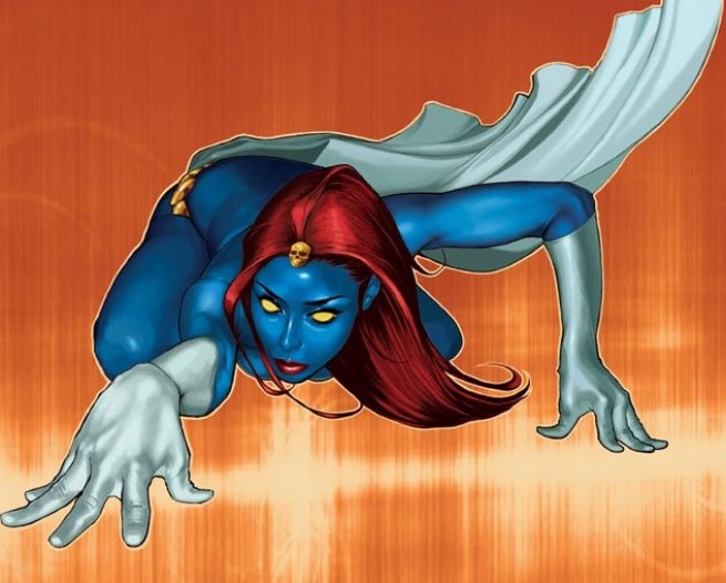 Mystique comic art