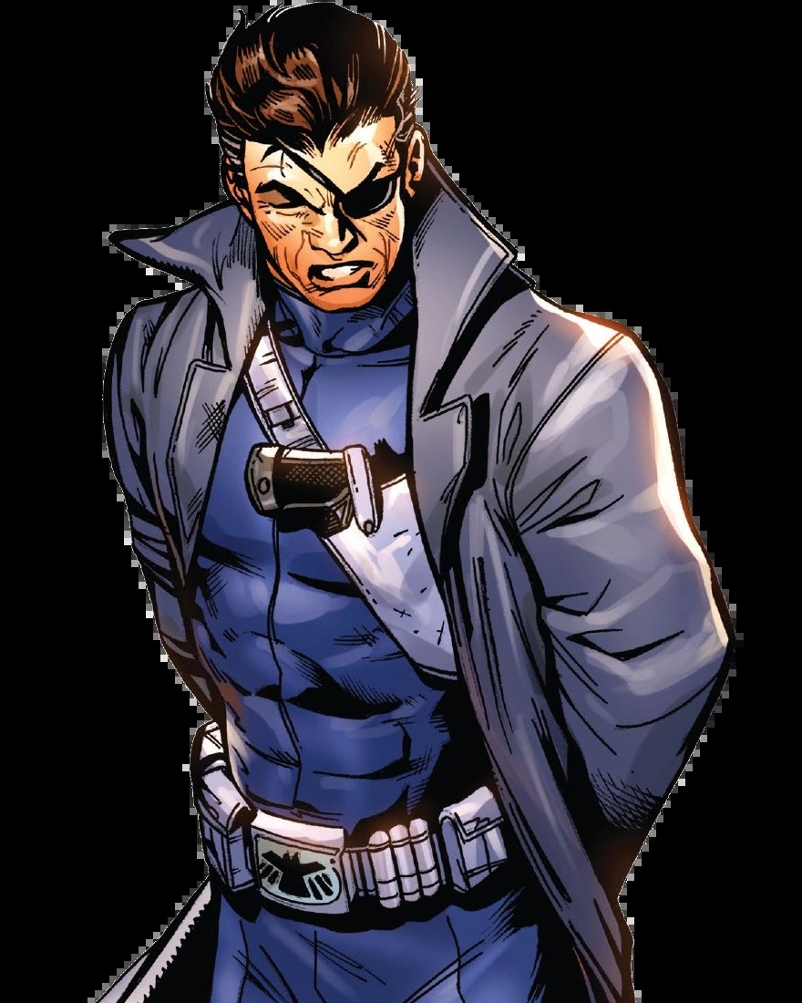 Nick Fury comic art