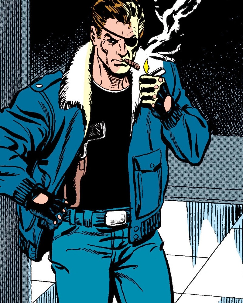 Nick Fury comic art