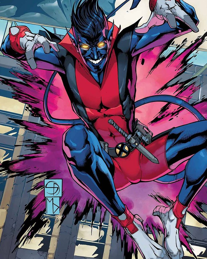 Nightcrawler comic art