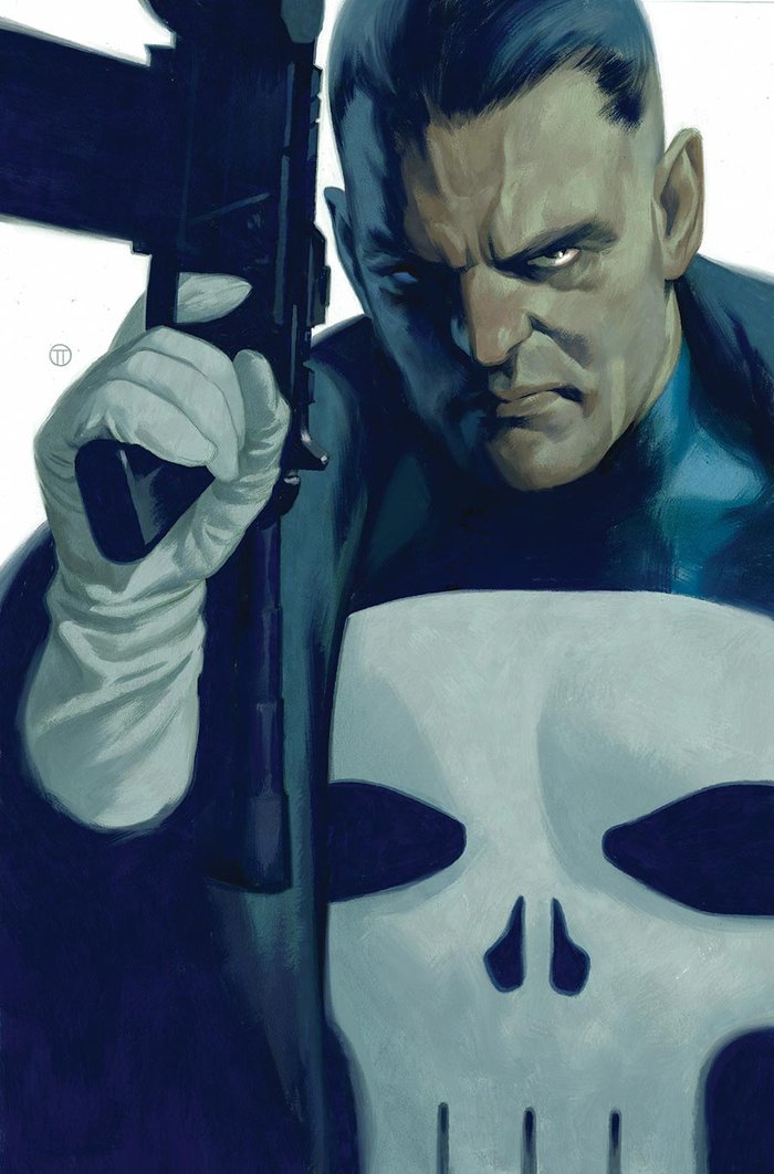 The Punisher comic art