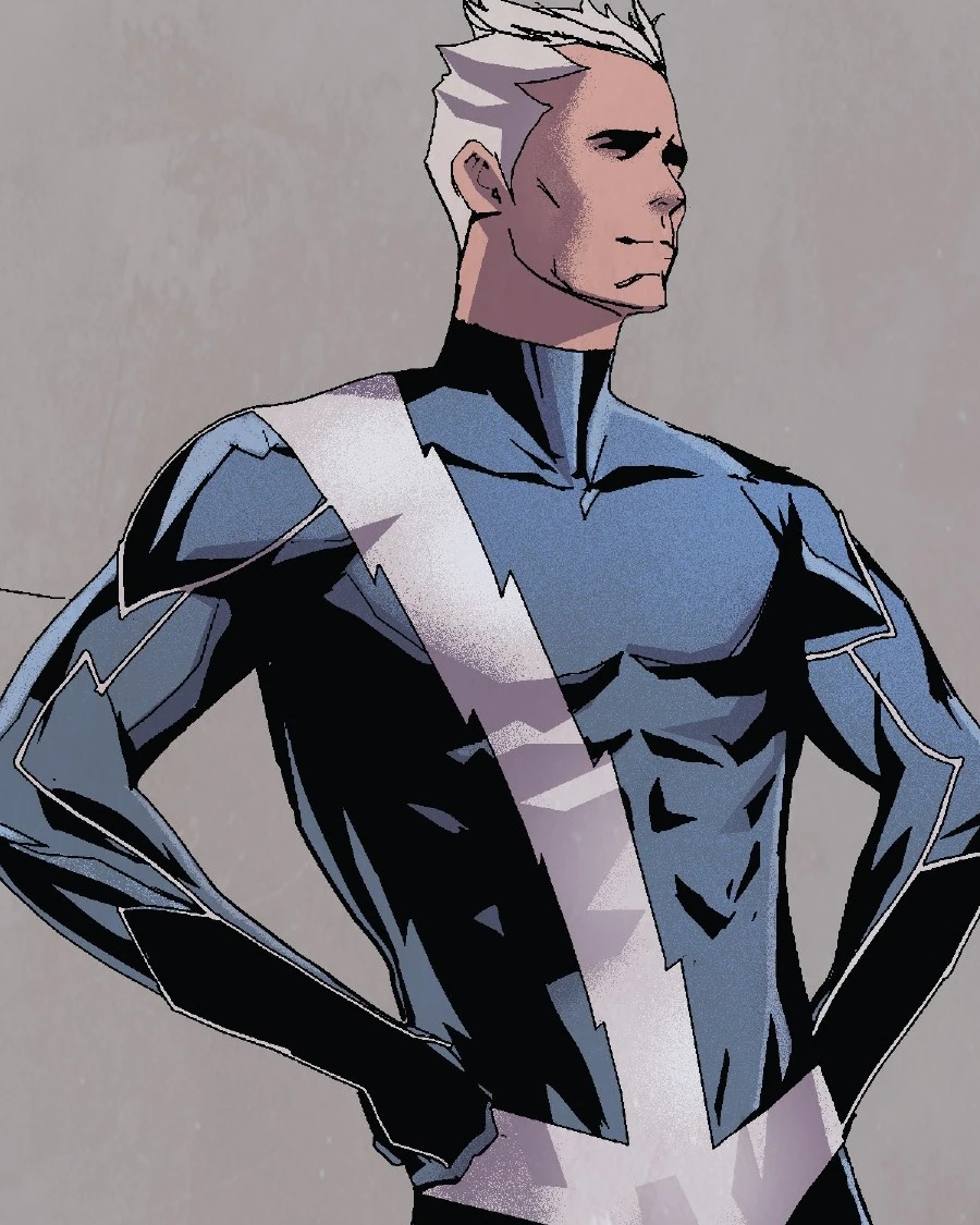 Quicksilver comic art
