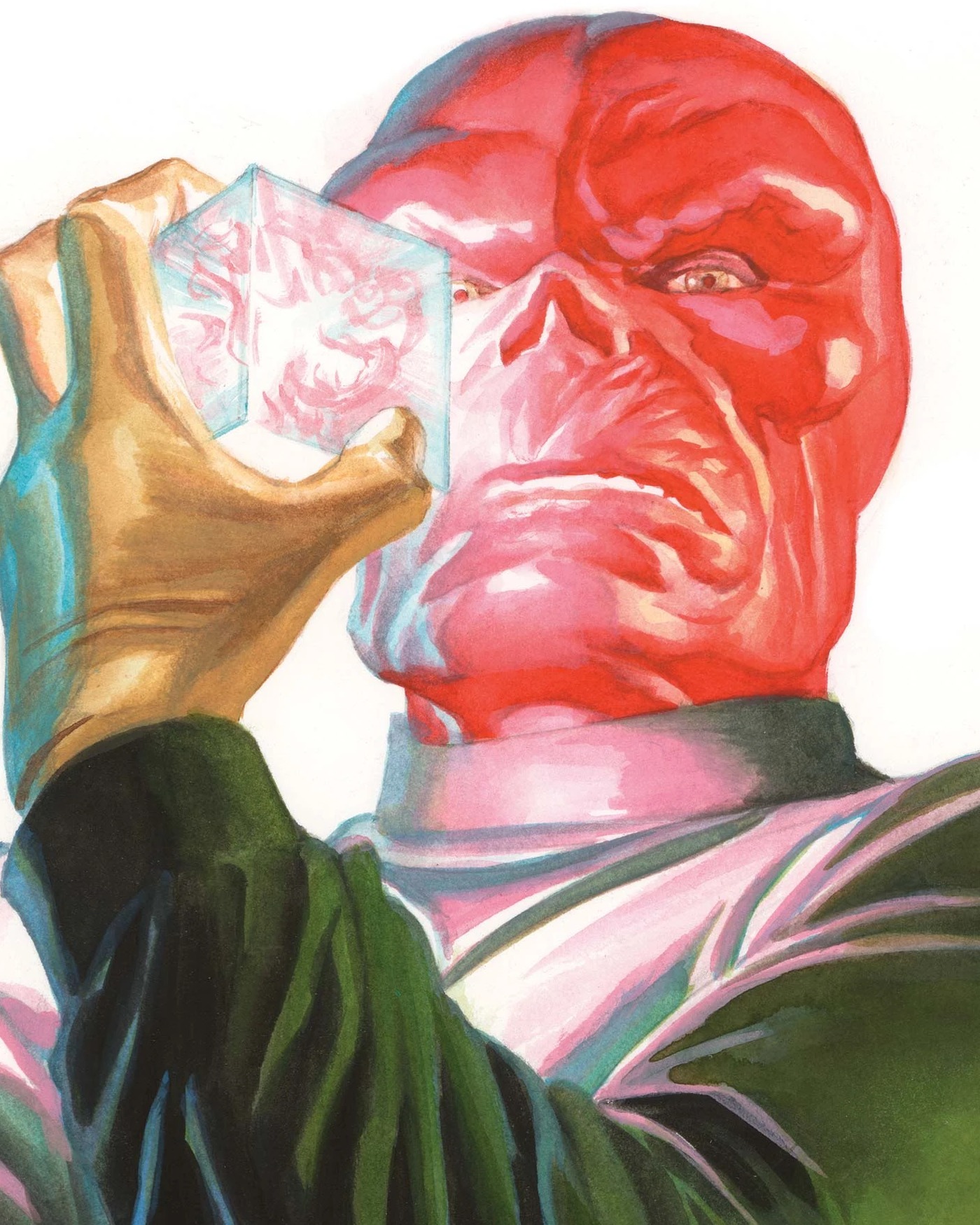 Red Skull comic art