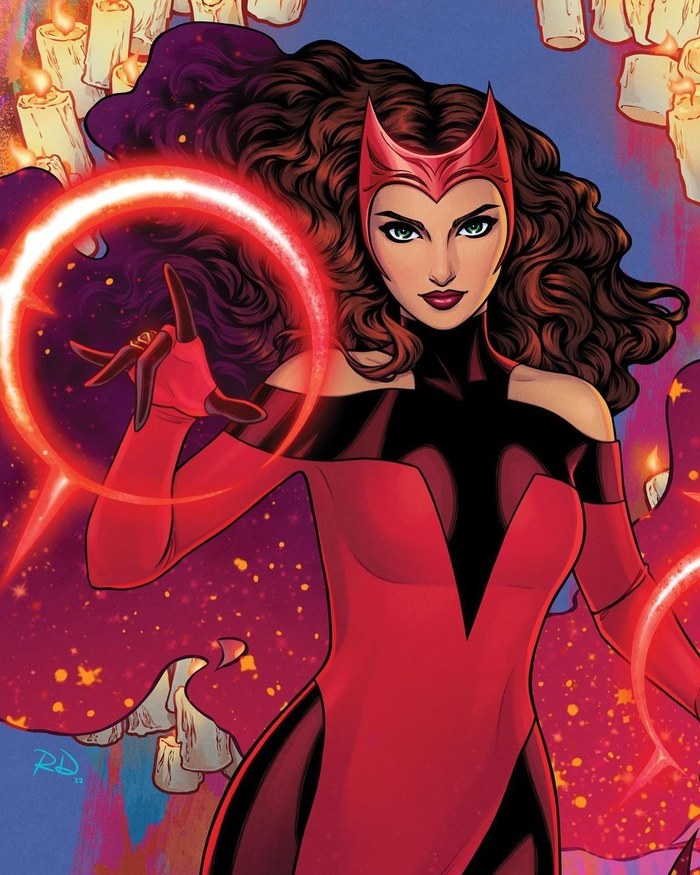 Scarlet Witch comic art
