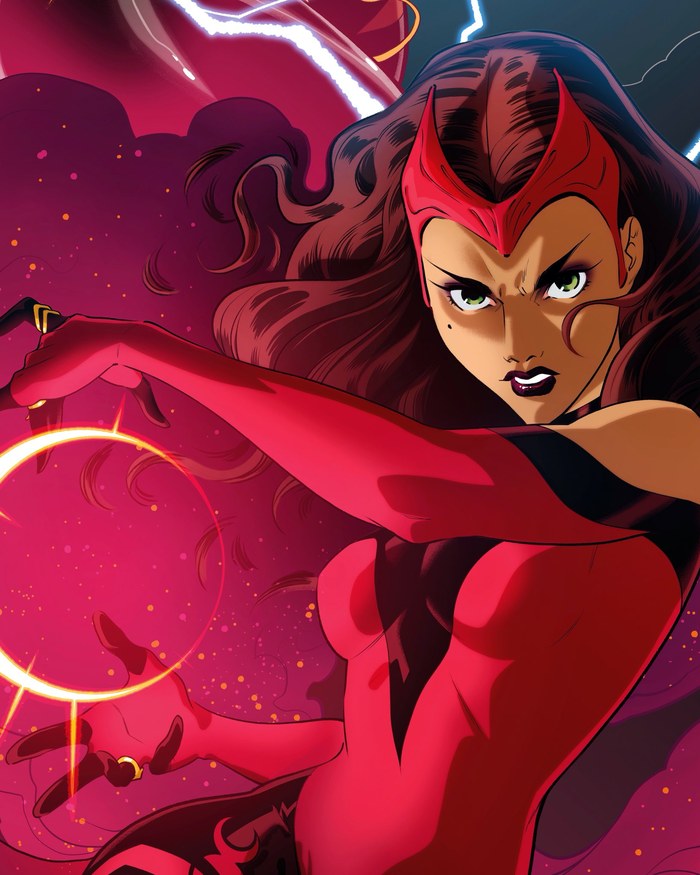 Scarlet Witch comic art