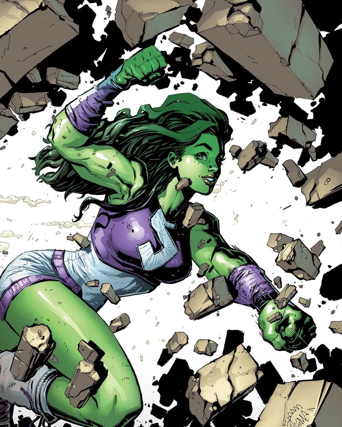 She-Hulk comic art