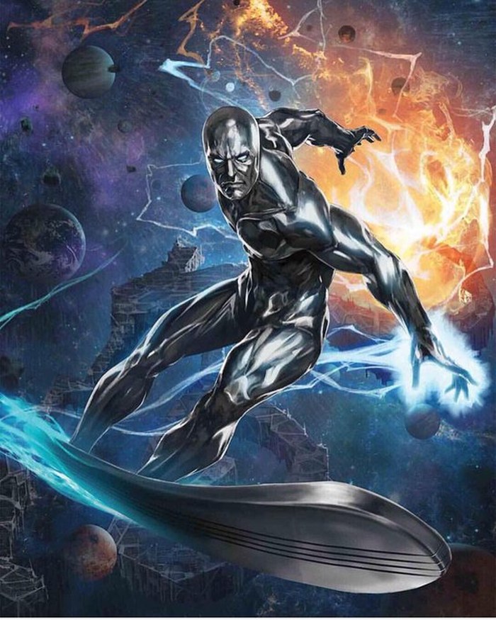 Silver Surfer comic art