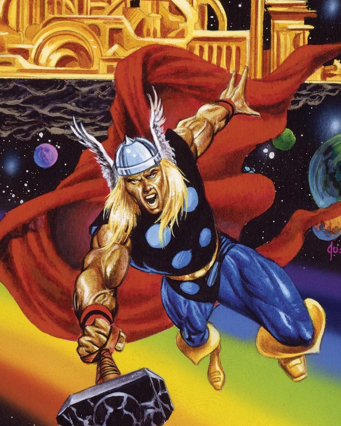 Thor comic art