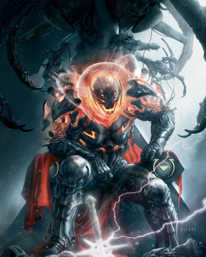 Ultron comic art
