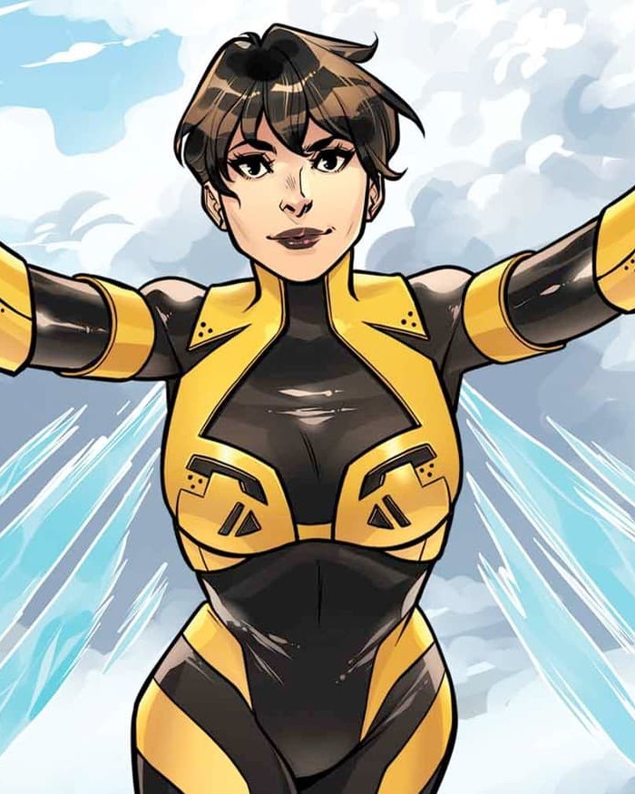 Wasp comic art