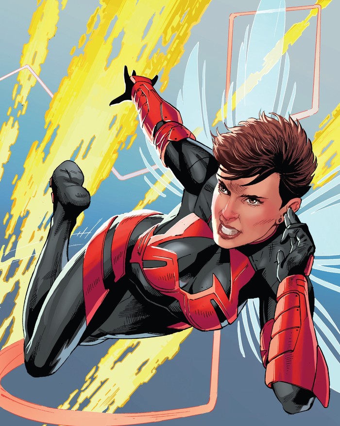 Wasp comic art