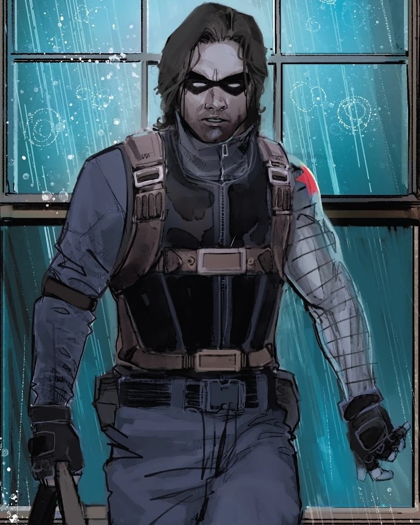Winter Soldier comic art