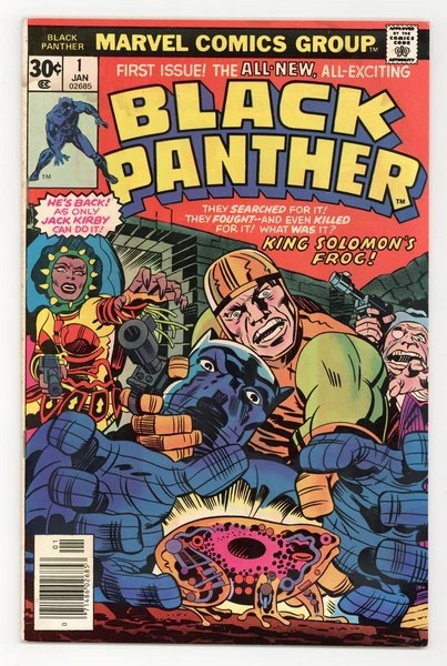 Black Panther Vol. 1 #1 cover by Jack Kirby