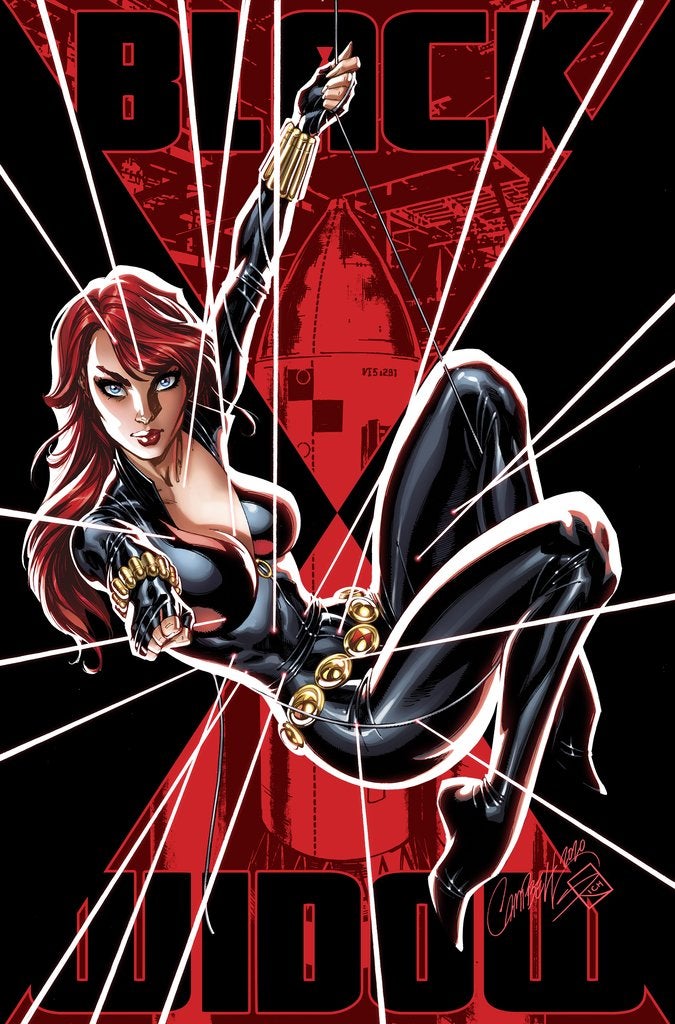 Black Widow comic art