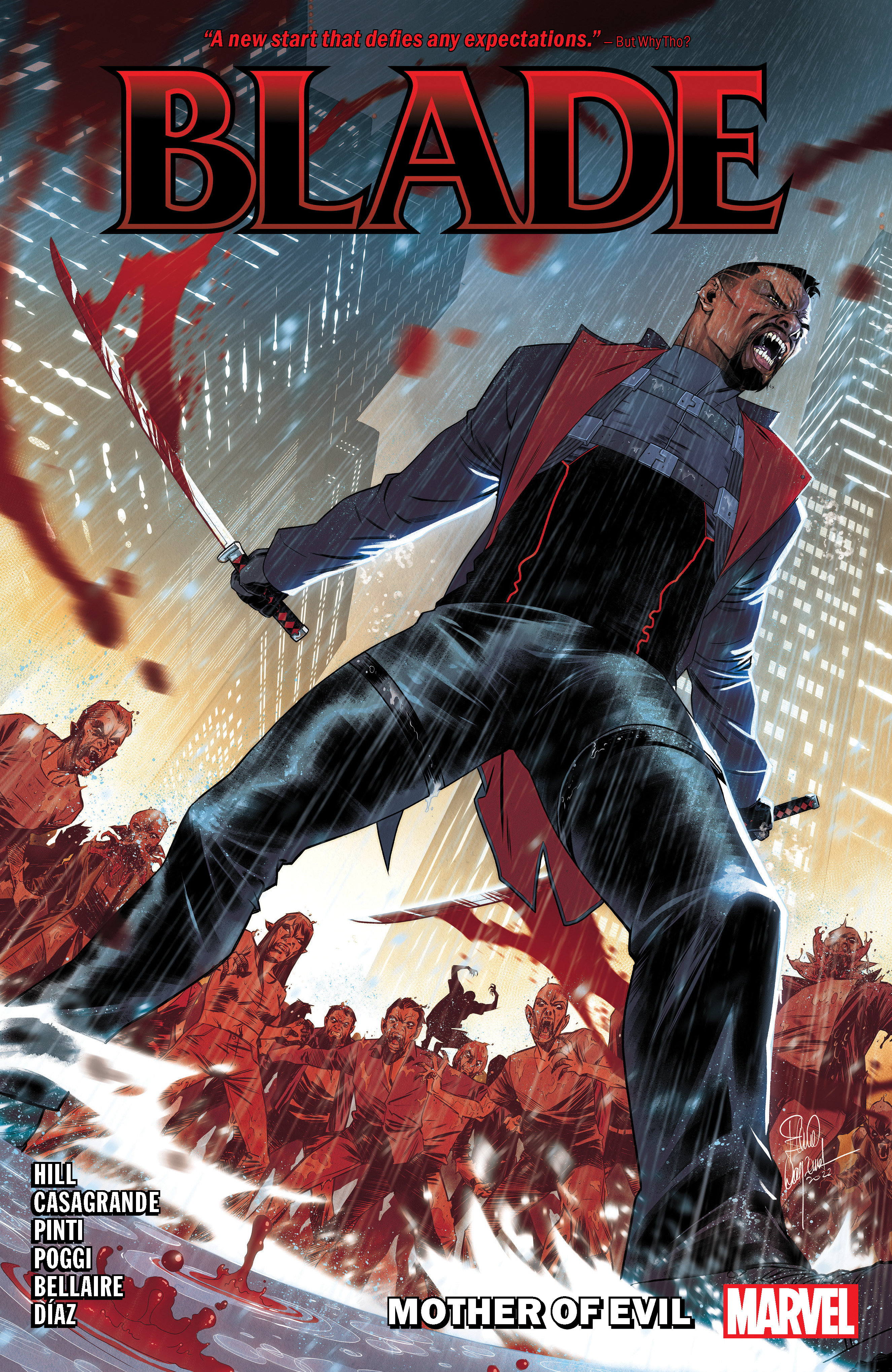 Blade comic art