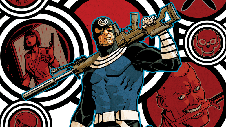 Bullseye comic art