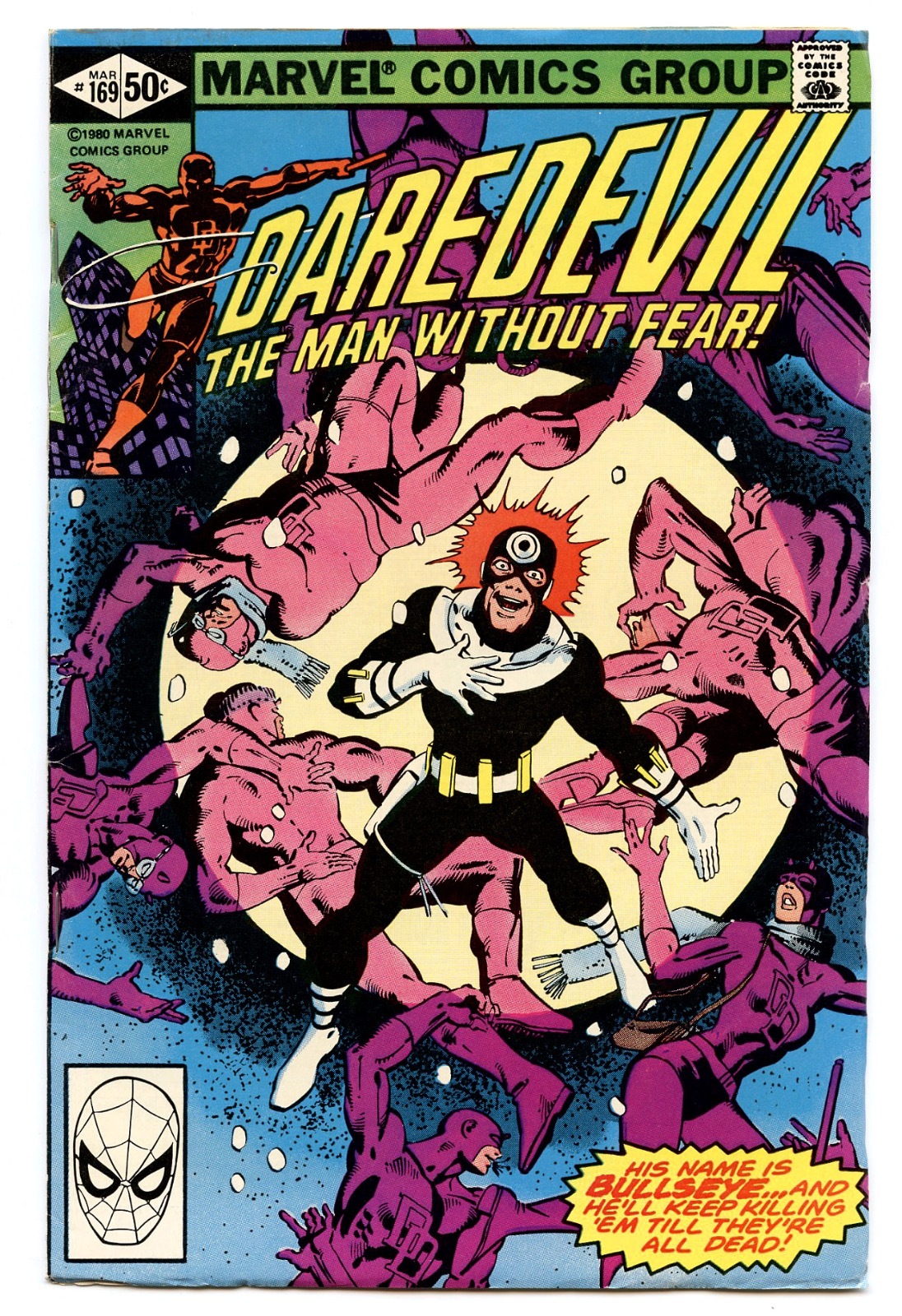 Cover of Daredevil #169 (1981)