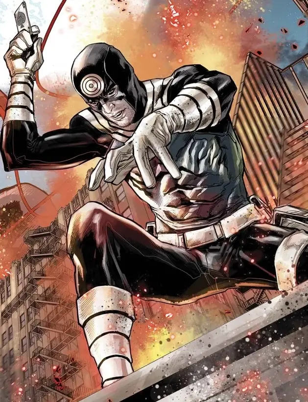 Bullseye comic art