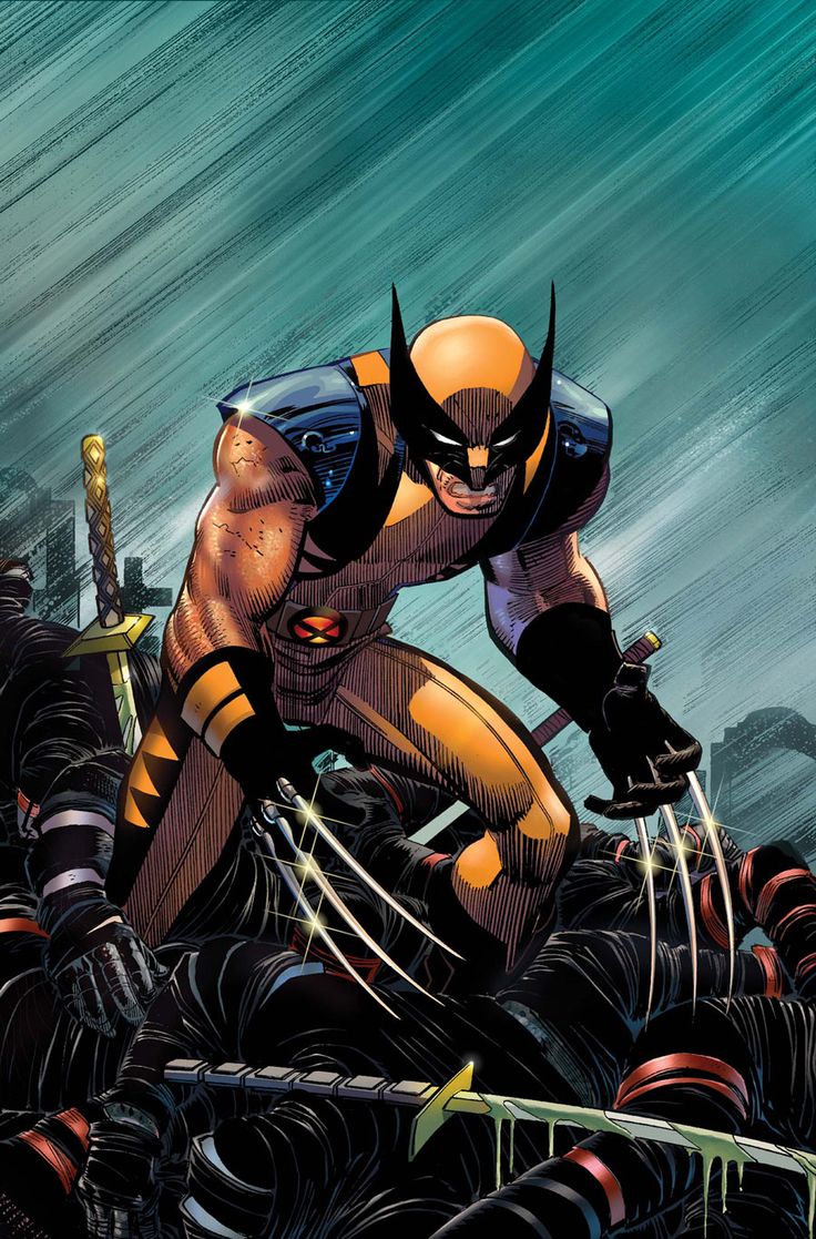 Wolverine comic art