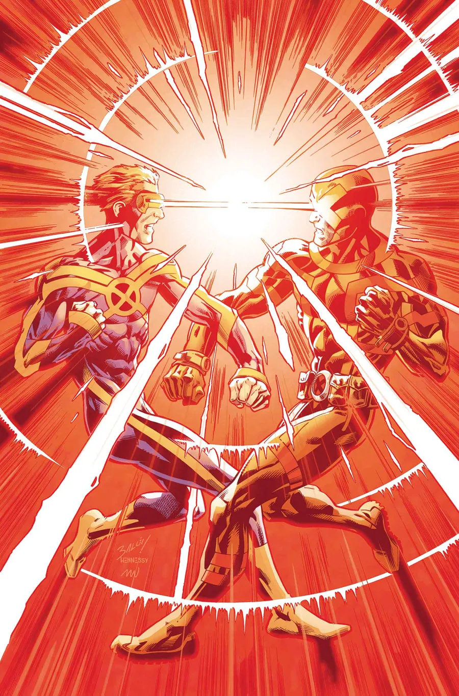 Cyclops and Havok comic cover art