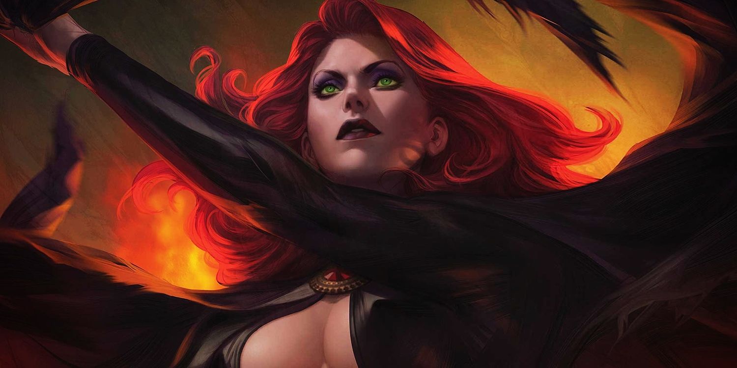 Madelyne Pryor as the Goblin Queen, comic art