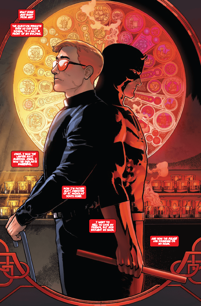 Daredevil comic preview page art