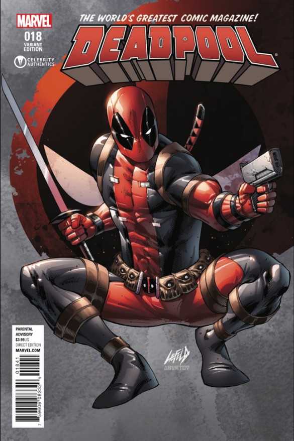 Deadpool comic cover art