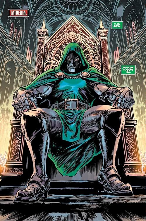 Doctor Doom comic cover art