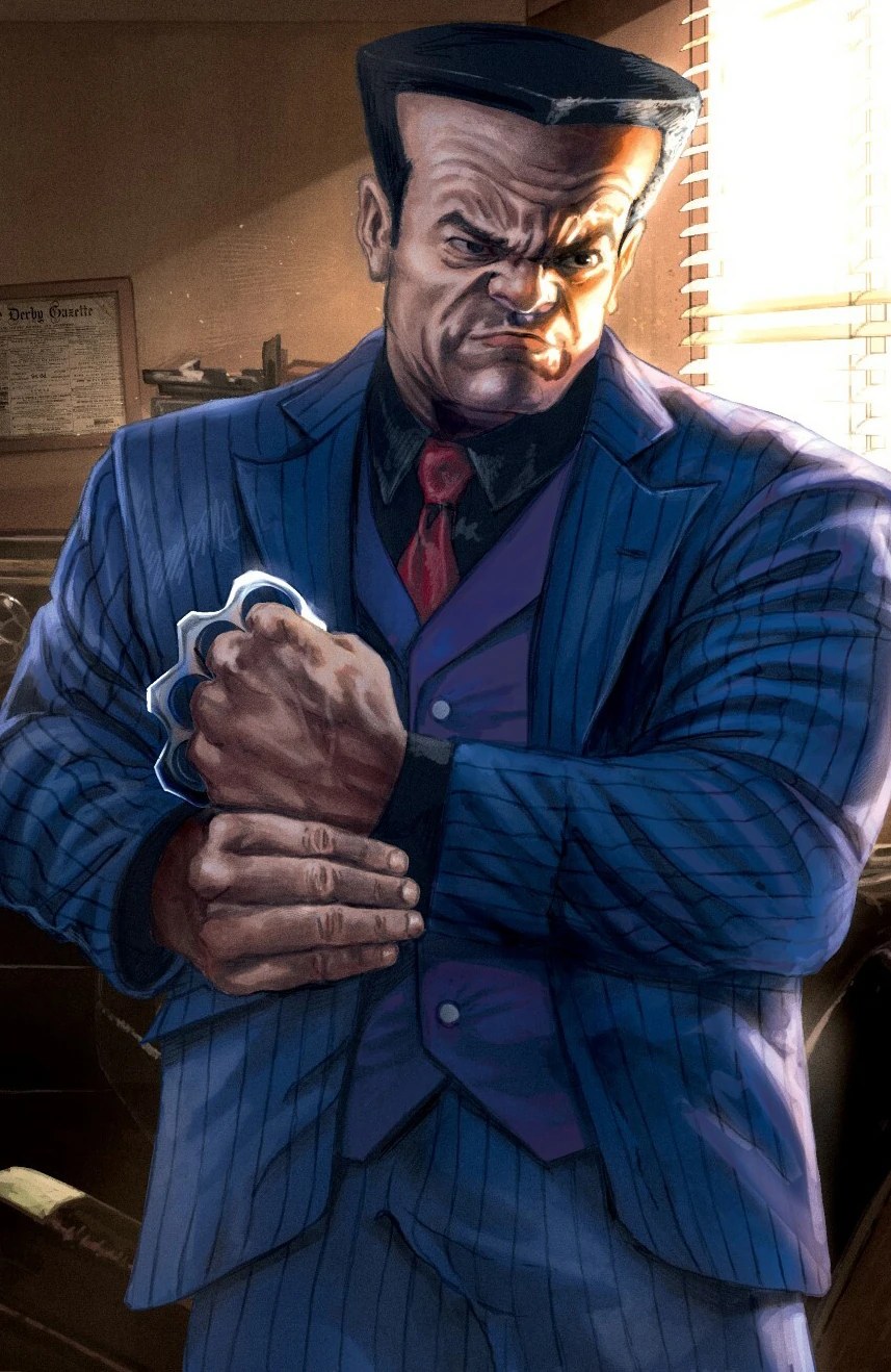 Hammerhead Spider-Man villain comic art